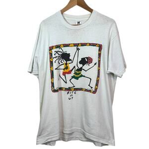 Vintage 1988 Moinx & Co Reggae XL Single Stitch Nice it Up  Sint Maarten T-Shirt